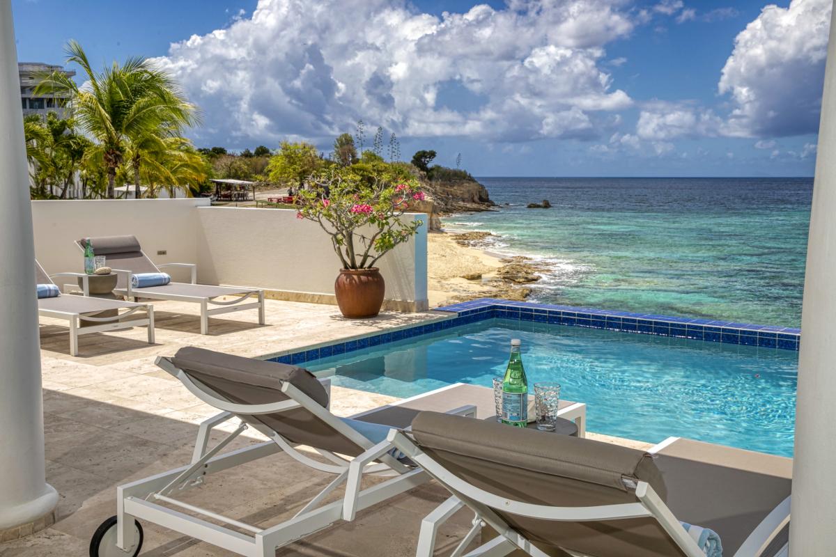 5_EtoiledeMer-Pool_ villa 4 chambres piscine vue mer Cupecoy Saint Martin